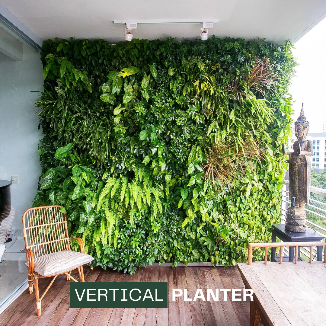 Green Paradise® Vertical Planters for Indoor & Outdoor Gardening Durable Wall-Mounted Vertical Planting System