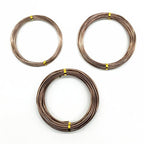 Bonsai Training Wires 3-Size Starter Set 300 feet (1mm, 1.5 mm, 2.0 mm, Each 100 ft, Copper Color)