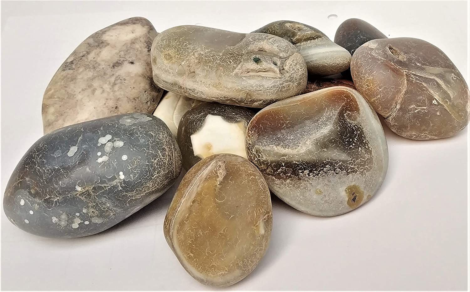 Colorful Natural Pebbles 2' To 3'' Size For Aquarium Deoration Pots Decor Landscaping Mulching 2 Kg Pack