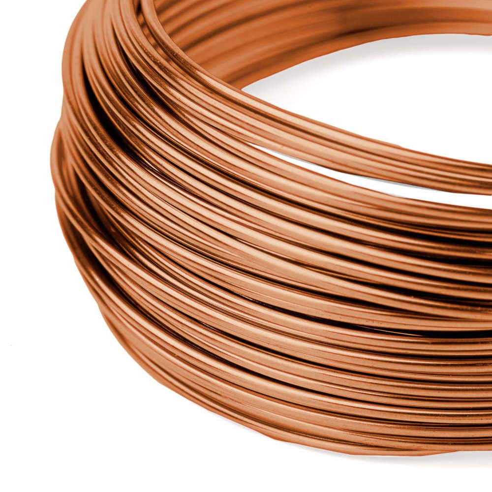 Bonsai Training Wire Set 2.0mm Wire 100 feet Brown color Anodized Aluminum Soft Bonsai Wires