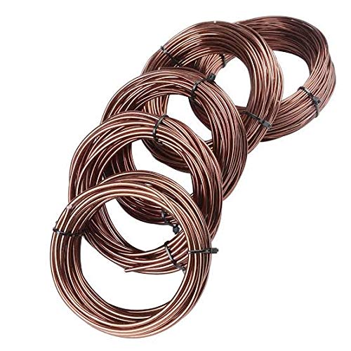 Bonsai Training Wires 1.5 mm (14 Gauge) Set of 100ft Specially Treated for Softening alluminium Bonsai Wires