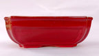 Ceramic Pot for Bonsai Trees Size 24 cm Rectangle Shape
