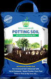 Enriched Organic Potting Soil Mix 5 Kg wit Required Organic Fertilizers for Plants & Trowel Tool for Digging Soil, Planting, Transplanting Soil in Garden - Wellgrower