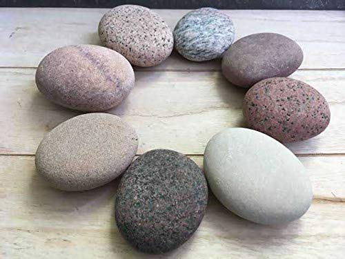 River Stone Pebbles Natural Polished Mix Colored Beautiful Pebbles 5 kg Pack Pebbles Size 4-6 inches for Garden Decor Aquarium AndStone Painting Art