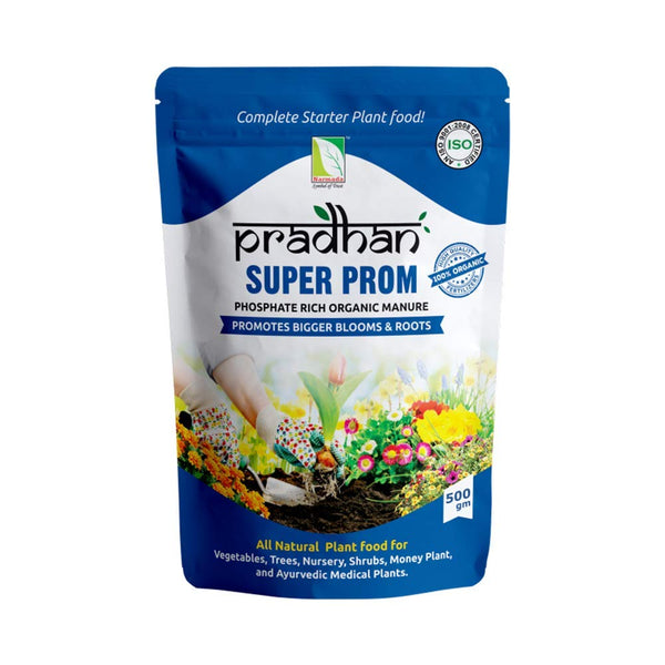 WellGrower Pradhan Rose Food Organic Fertilizer and Manure 500 GM and Pradhan Super Prom Organic Fertilizer Granule 500 GM Combo